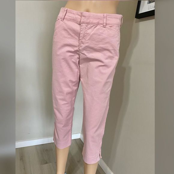 Pink Mid Rise Pants - Picture 1 of 6